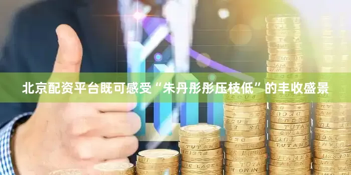 北京配资平台既可感受“朱丹彤彤压枝低”的丰收盛景
